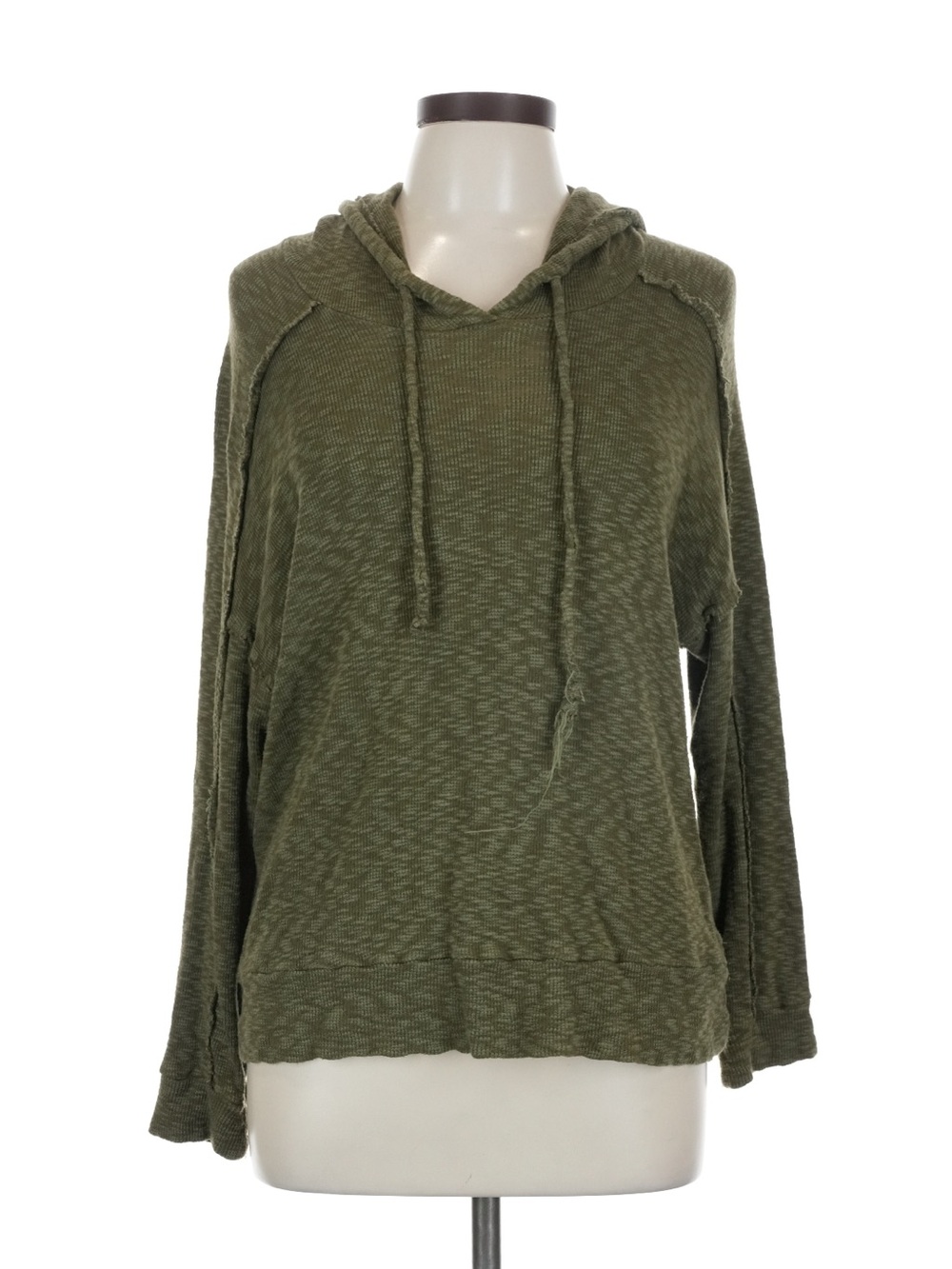 Gibsonlook Olive Green Women's Hoodie Sweater